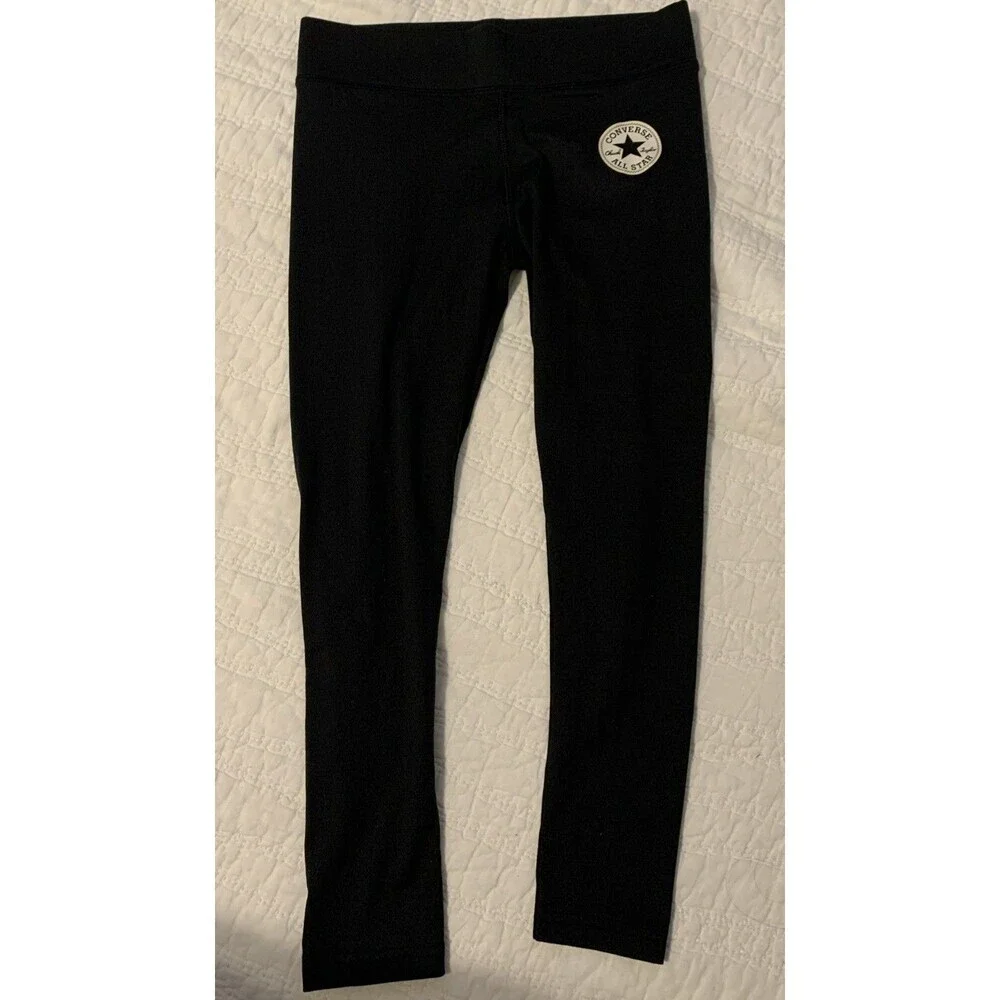 Converse leggings  girl black size S 8-10 year